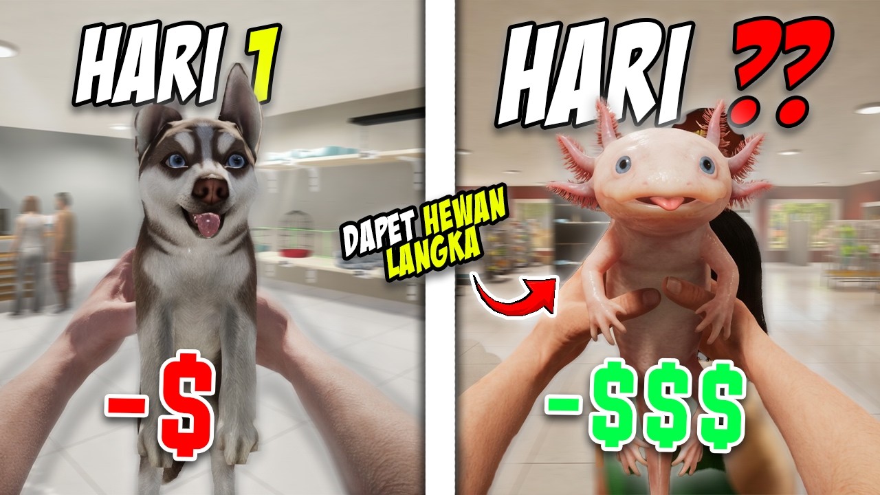 Gua Jadi BOS PET SHOP dari TOKO KOSONG sampe Punya HEWAN LANGKA!! di Exotica 2