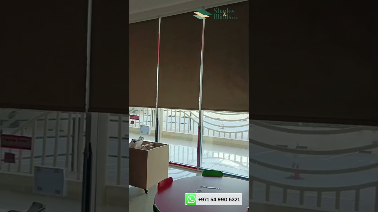 Roller Blinds Installation Successfully Completed in Dubai