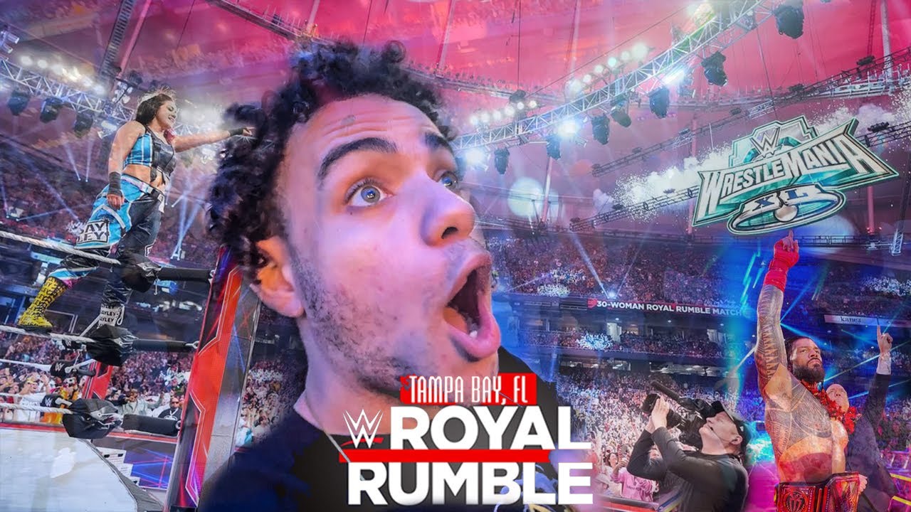 WWE  Royal Rumble 2024 Vlog/Reactions  PT.1 (Women's Rumble & Roman Reigns Championship Match)
