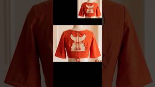 blouse ki back neck design cutting ✂️#shorts#fashion#blouse#majisatailor 🪡✨