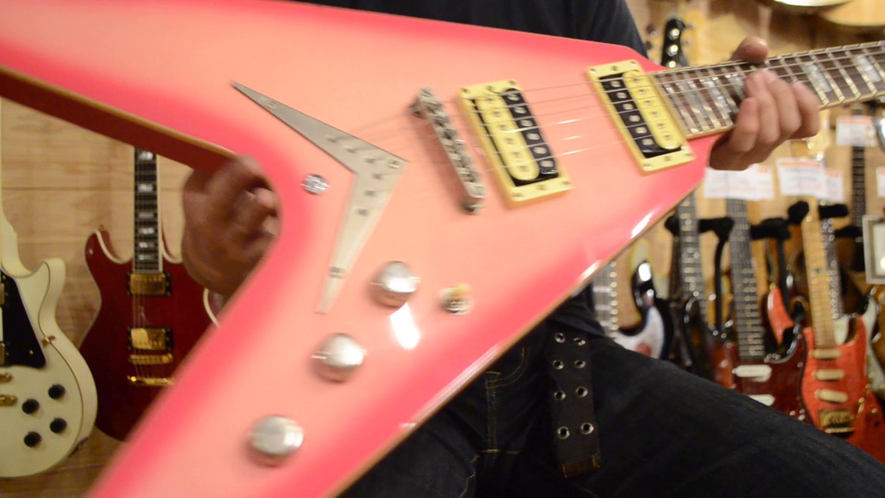 USED/DEAN V 79 PINK BURST @guitarshoptantan - YouTube