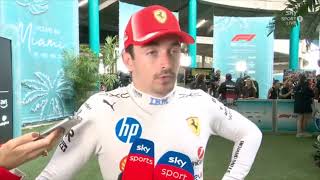 F1 post-RACE interview  -  Leclerc reacts to a 'race in the bin' | F1 2026 Miami Grand Prix