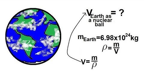 Physics - Nuclear Physics (5 of 22) Volume of Earth as a Nuclear Ball