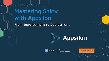 R Shiny Masterclass: Building, Styling, and Scaling Shiny Applications || Posit || Appsilon