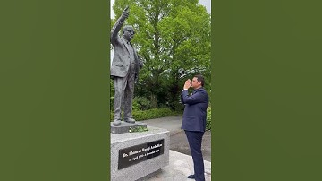 Tribute to Bharat Ratna Dr. Babasaheb Ambedkar in Koyasan University.