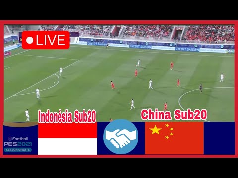 Indonesia U19 Vs China U19 Live Match Score🔴|| China U19 vs Indonesia U19 International Friendly