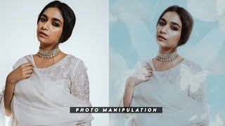 Photo manipulation using mobile | ps touch and sketch book tutorial | sv designs screenshot 3