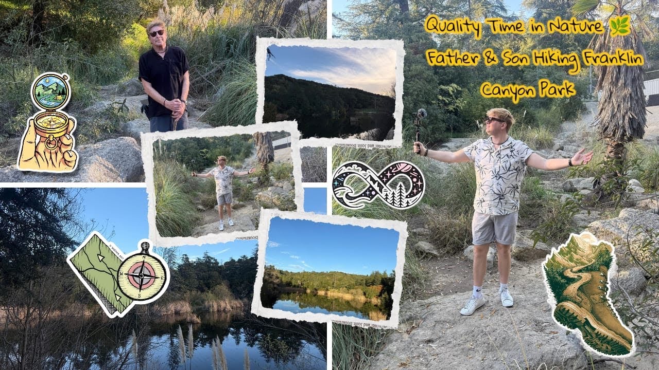 Поход в парк Франклин-Каньон, Беверли-Хиллз | Видеоблог отца и сына