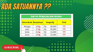 Multiplication Formulas with Units | Basic Excel Multiplication Formulas with Units | Basic Excel