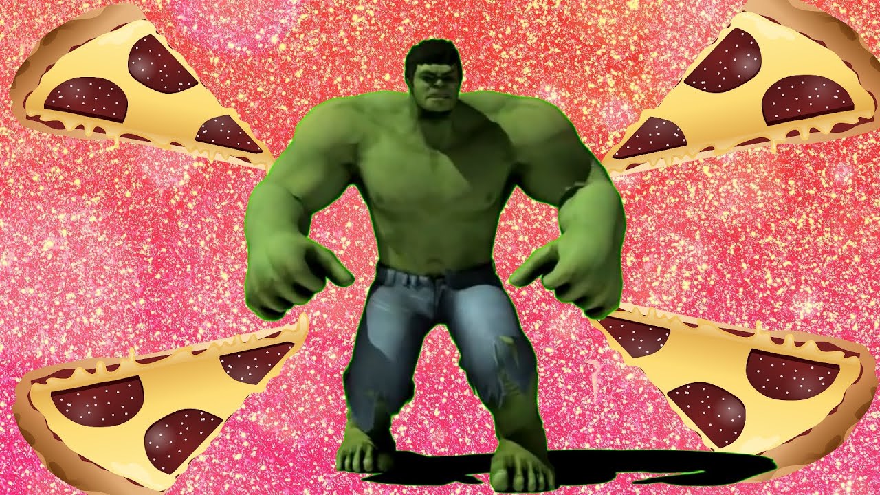 Hulk Eat Pizza