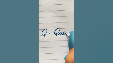 Queen👸||#shorts #cursive #cursivehandwriting #handwriting #art #artistiquee