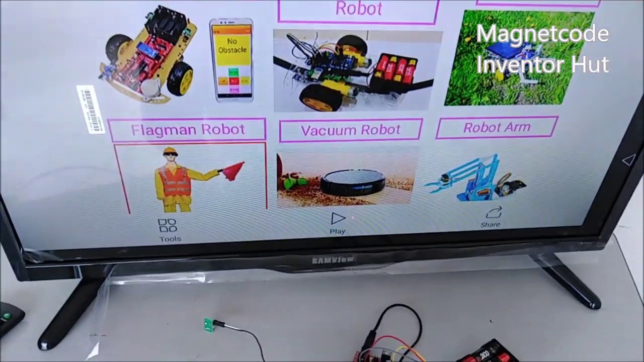 Use TV and Smartphone/Tablet to Teach Magnetcode - YouTube