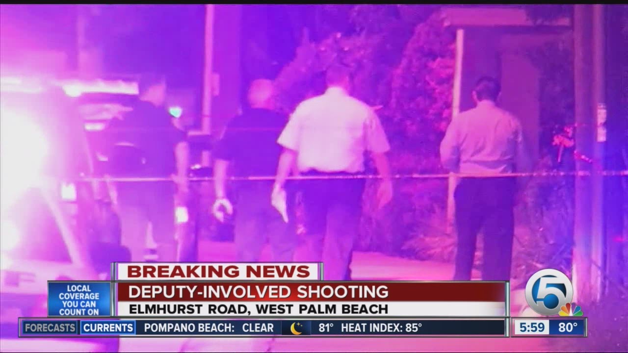 Driver shot by PBSO deputy after traffic stop - YouTube