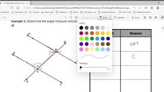 7 2 Angle Relationships in Parallel Lines video lesson