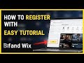 How to register with Wix - Easy Tutorial