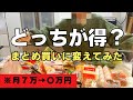 【食費節約】まとめ買いVSちょこちょこ買い。1ヶ月分をまじめに比較した結果。【家計】