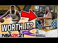 DIAMOND BILL RUSSELL GAMEPLAY! WORTH THE GRIND? NBA 2K21 MYTEAM