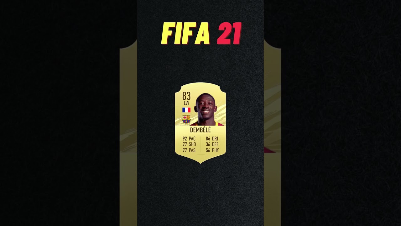 AMAZING EVOLUTION OF OUSMANE DEMBELE IN FIFA 🔥⭐