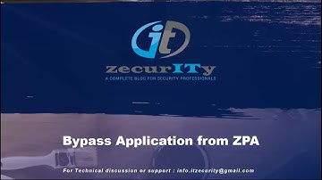 Application Bypasses on ZPA