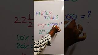 PERCENTAGES || SIMPLE TRICKS || MATHS SHORTCUTS || BASIC MATHS ||