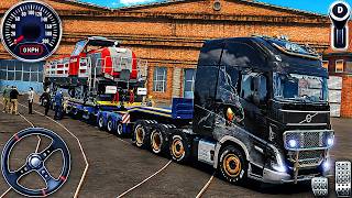 Euro Truck Simulator 2 - Volvo Truck Transporting a Locomotive on the Highway | PC Gameplay | Part 5 screenshot 5