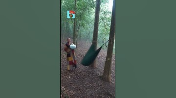 Sư thầy ôm nồi cơm điện muốn ngủ nhờ chiếc võng, nhưng chiếc vòng này đã có người nằm rồi #shorts