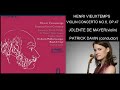 Henri Vieuxtemps: Concerto pour violon en sol majeur, No.6, Op.47, Jolente De Mayer (violin)