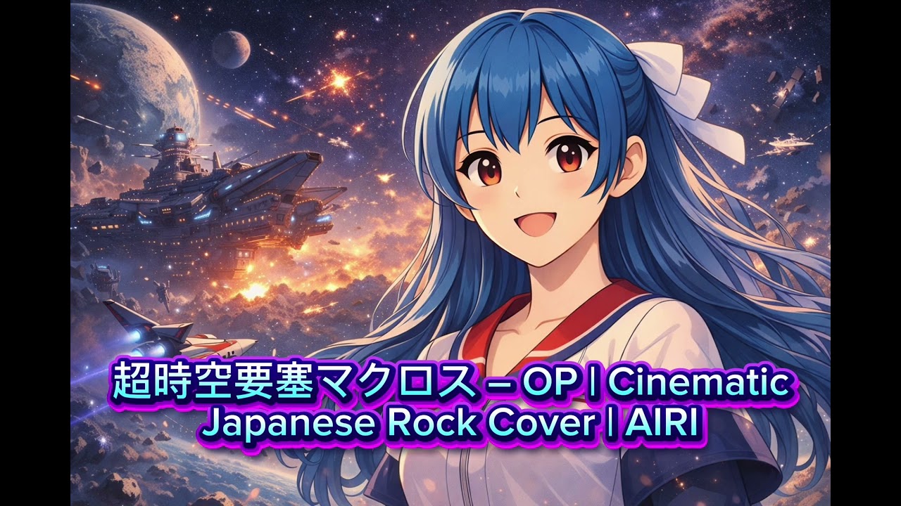 超時空要塞マクロス OP – Cinematic Japanese Rock Cover | AIRI