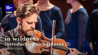 David Lang: in wildness - introduction to wildness (1) // Danish String Quartet (LIVE)