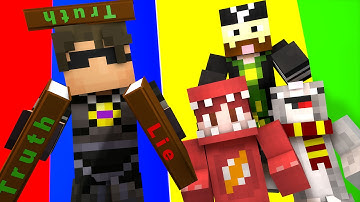 DO I EVEN KNOW ANYONE?! | Minecraft Two Truths and a Lie