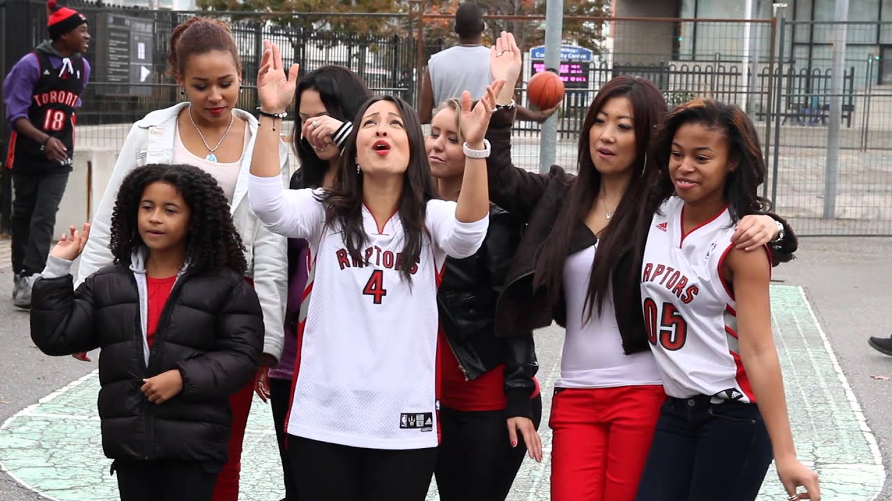 BTS video for the 2013 Raptors Fan Nation Anthem, performed by Tha