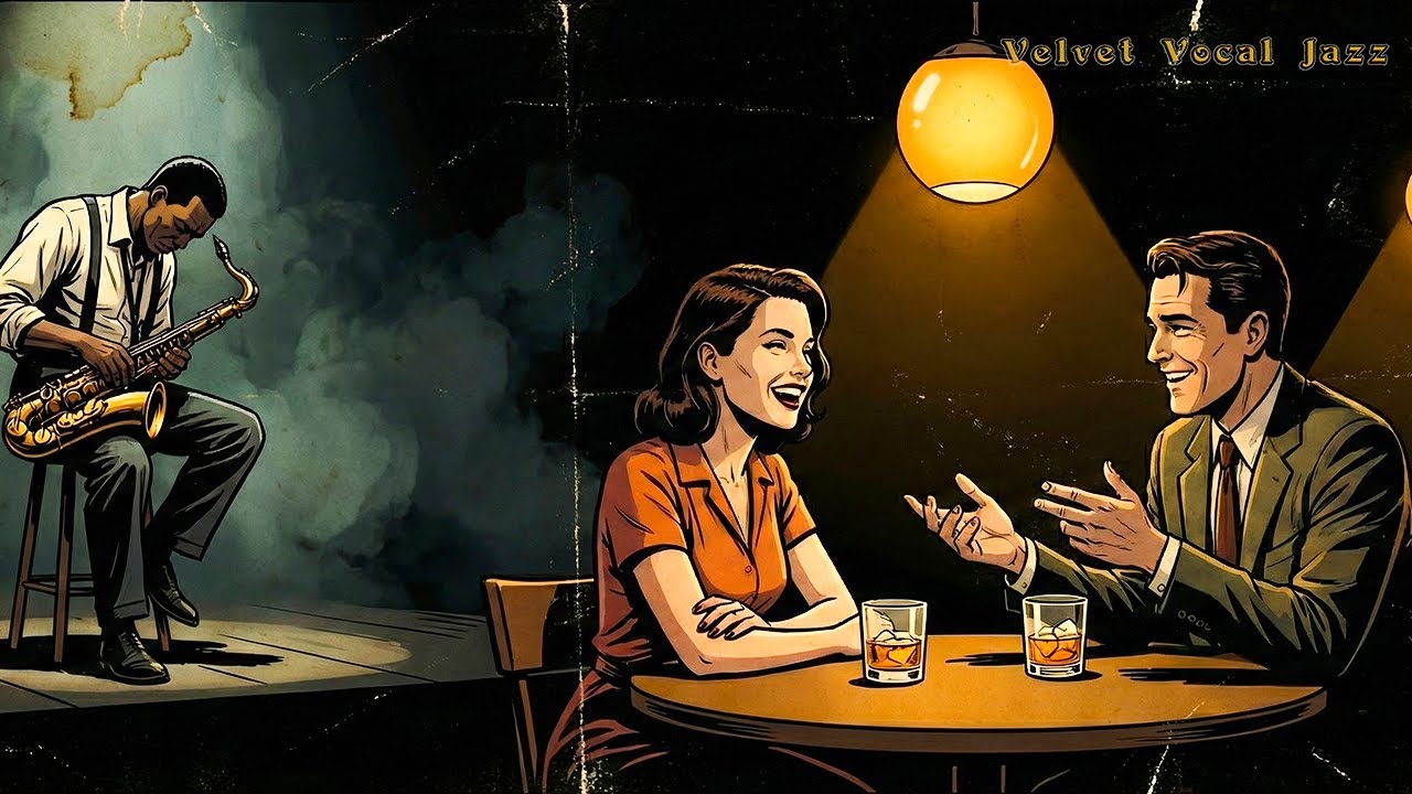 A Sip of Stillness | 🥃 Relaxing Late Night Jazz & Conversation | Velvet Vocal Jazz