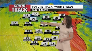 Cloudy, breezy, and cold to close the weekend