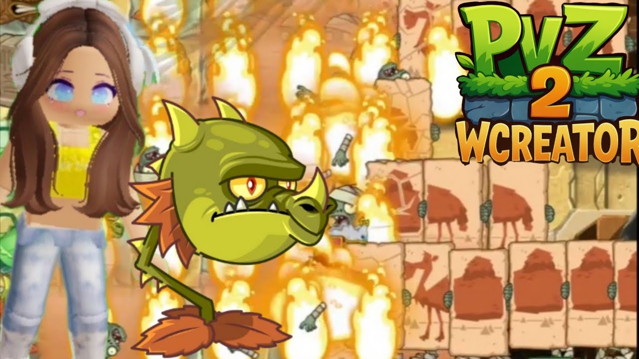 САМЫЙ СЛОЖНЫЙ ОГНЕННЫЙ УРОВЕНЬ В PvZ 2 WCreator - YouTube