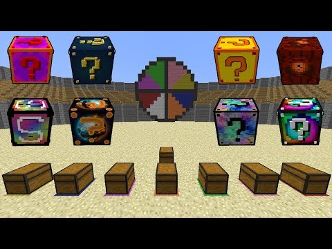 Minecraft Lucky Wars - Renkli Çark ve 8 Farklı Şans Bloğu