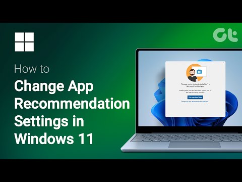 How to Change App Recommendation Settings in Windows 11 | Guiding Tech