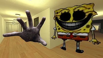 Scary SpongeBob And Scary Hand Nextbot Gmod