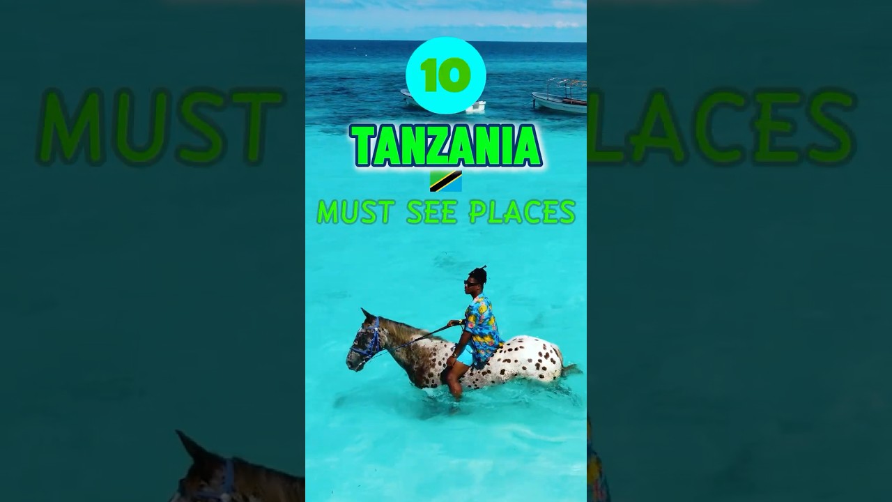 10 Best Places to Visit in Tanzania You MUST See!✨ #travel #explore #nature #adventure #tanzania