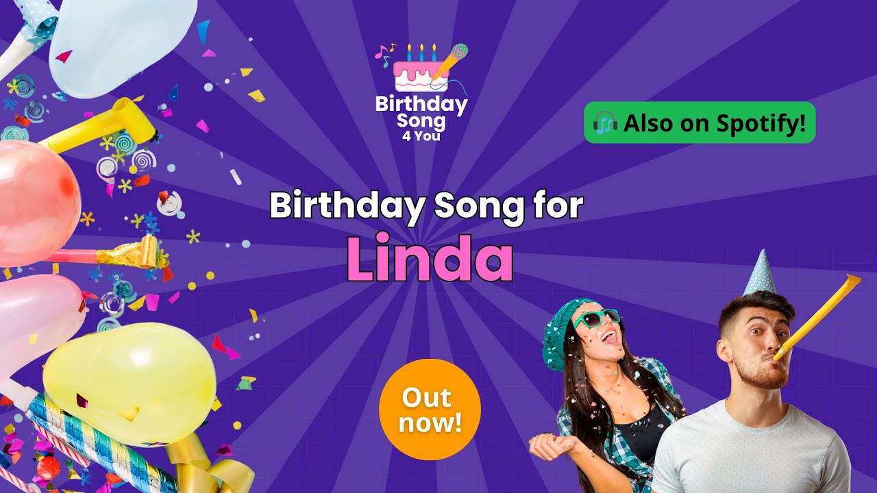 🎂 Birthday Song for Linda | Personalized Pop Birthday Music