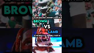 Celebrity 32 WR Bracket | Round 1, Part 15 | AJ Brown vs Ceedee Lamb #nfl #widereceiver #bracket #schooly Profile