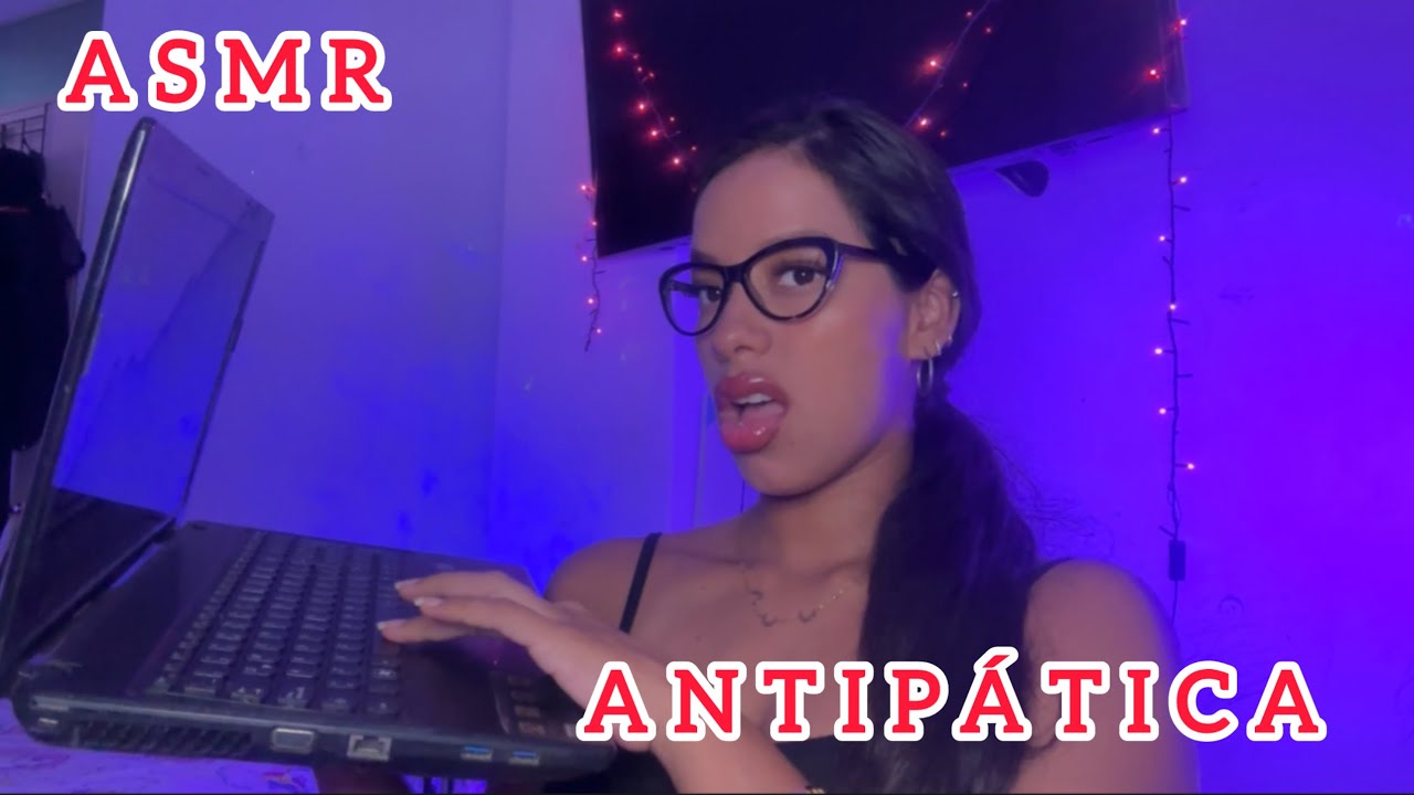 ASMR Secretaria  ANTIPÁTICA 👩🏽‍💻 + sonido de TECLADO // Yamilka asmr is