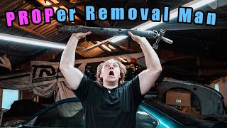 COMPLETELY REMOVING the REAR END of my BMW E36