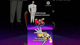 DCAU Vandal Savage vs Show Immortal #shorts
