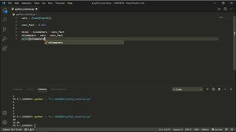 Python Example Programs - #5 Convert Kilometers to Miles, Convert Celsius To Fahrenheit