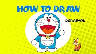 How to draw Doraemon - Learn to Draw - ART LESSONS screenshot 5