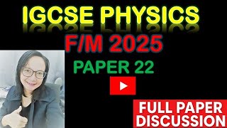"Full Detailed Discussion | IGCSE Physics 0625 F/M2025 Paper 2 Variant 2" screenshot 1