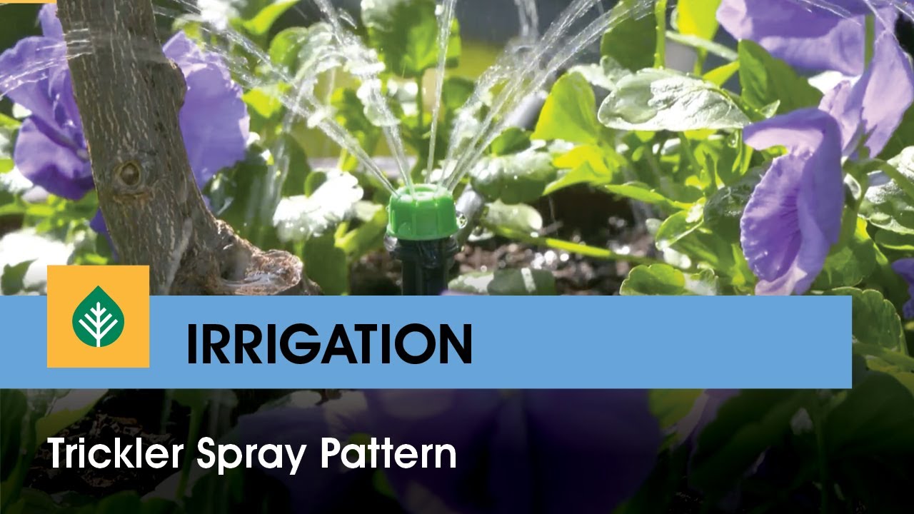 Trickle Pattern Spray Trickler spray pattern - YouTube