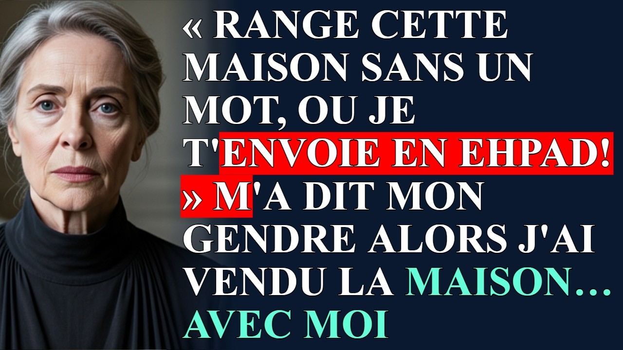 Mon gendre a posé des photos de ma propre maison sur la table, des miettes sur le plan de travail, une serviette par terre, et il m'a donné six semaines pour prouver que je méritais de rester chez...