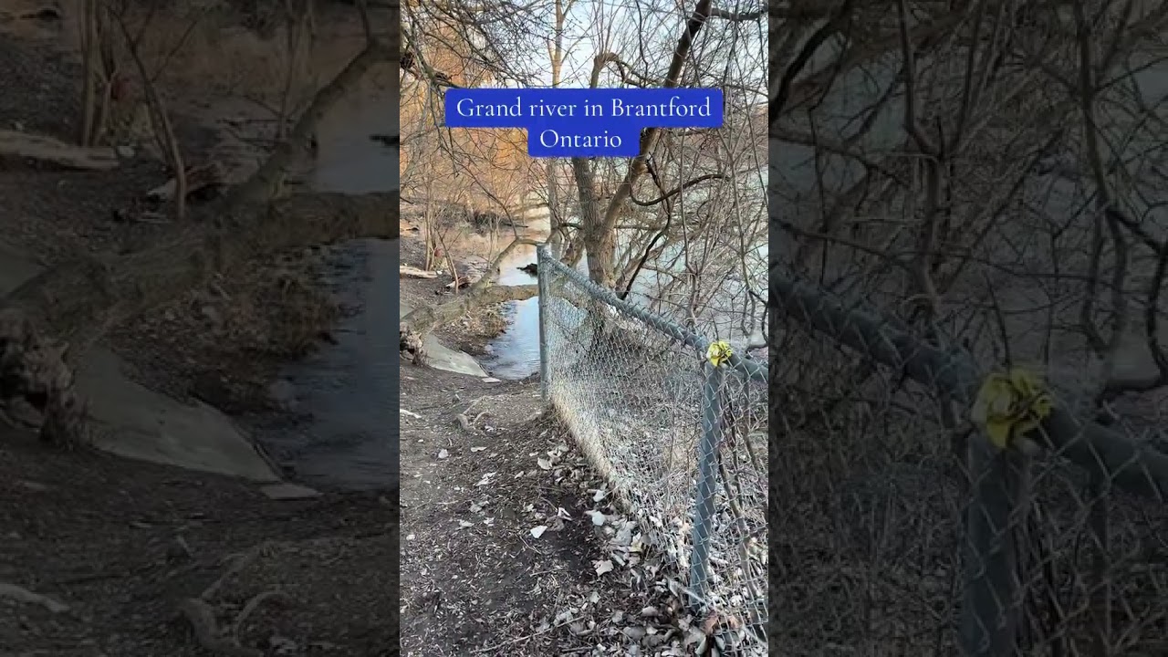 The grand river Brantford  ontario 