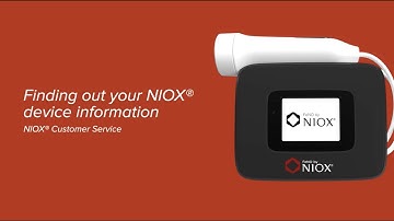 Finding your NIOX® device details - NIOX® Support